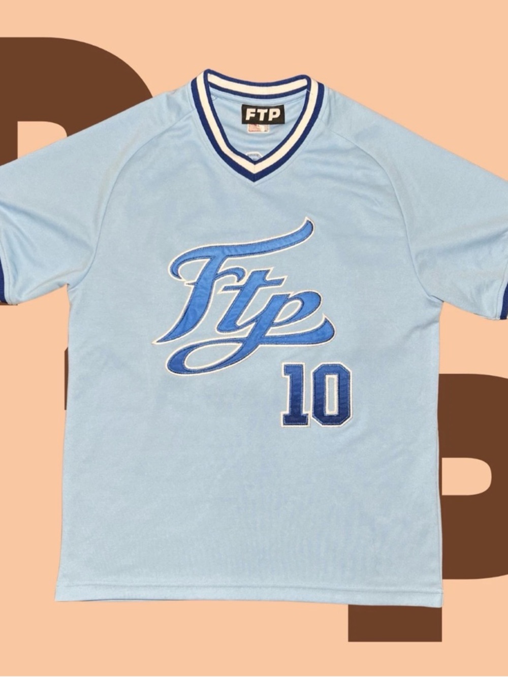 FTP Script Pullover Baseball Jersey (Large)